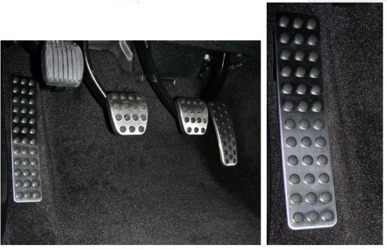 Mr. Norms Dead Pedal Cover 08-up Dodge Challenger - Click Image to Close